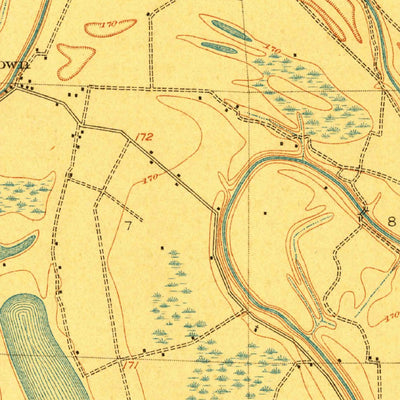 United States Geological Survey Jonestown, MS (1910, 31680-Scale) digital map