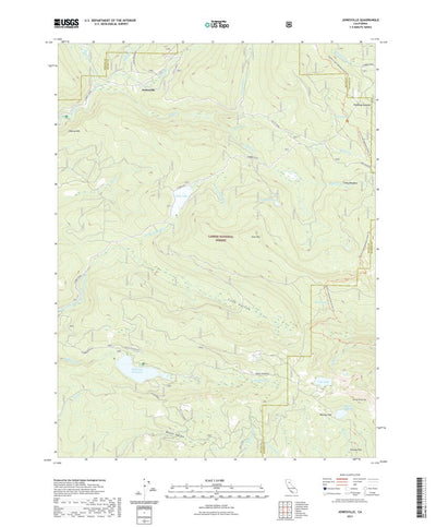 United States Geological Survey Jonesville, CA (2021, 24000-Scale) digital map