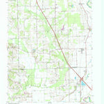United States Geological Survey Jonesville, IN (1962, 24000-Scale) digital map