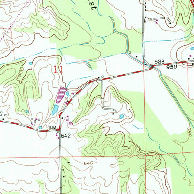 United States Geological Survey Jonesville, IN (1962, 24000-Scale) digital map