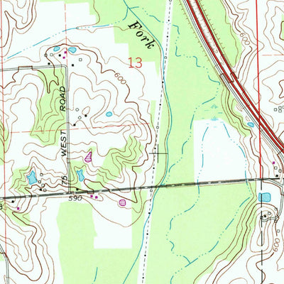 United States Geological Survey Jonesville, IN (1962, 24000-Scale) digital map