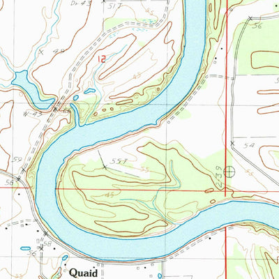 United States Geological Survey Jonesville North, LA (1983, 24000-Scale) digital map
