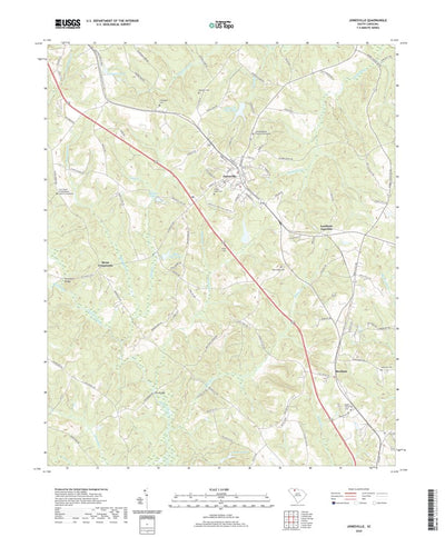 United States Geological Survey Jonesville, SC (2020, 24000-Scale) digital map