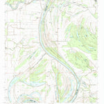 United States Geological Survey Jonesville South, LA (1983, 24000-Scale) digital map