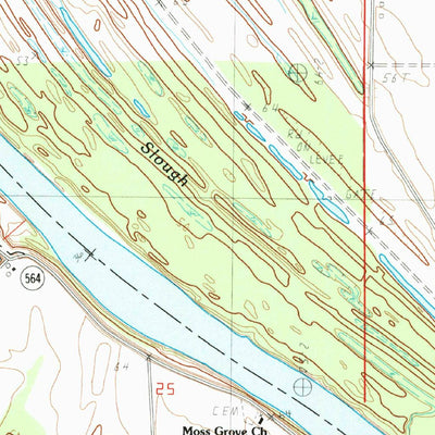 United States Geological Survey Jonesville South, LA (1983, 24000-Scale) digital map