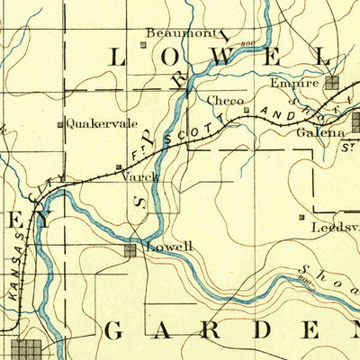 United States Geological Survey Joplin, MO-KS (1894, 125000-Scale) digital map
