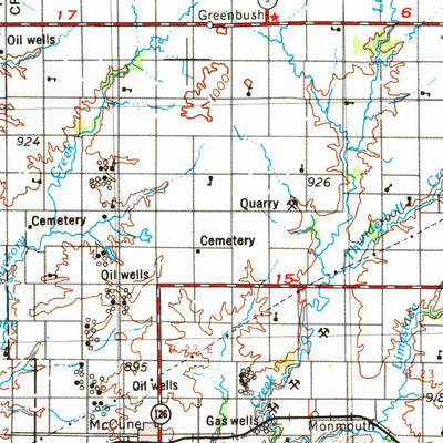 United States Geological Survey Joplin, MO-KS (1954, 250000-Scale) digital map