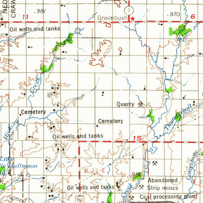 United States Geological Survey Joplin, MO-KS (1959, 250000-Scale) digital map