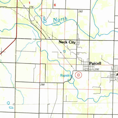 United States Geological Survey Joplin, MO-KS (1986, 100000-Scale) digital map