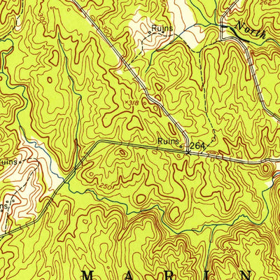 United States Geological Survey Joplin, VA (1951, 24000-Scale) digital map