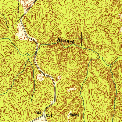 United States Geological Survey Joplin, VA (1951, 24000-Scale) digital map