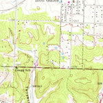 United States Geological Survey Joplin West, MO-KS (1962, 24000-Scale) digital map
