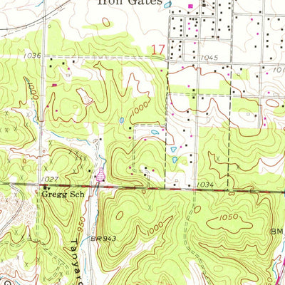 United States Geological Survey Joplin West, MO-KS (1962, 24000-Scale) digital map