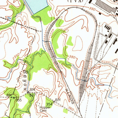 United States Geological Survey Joppa, IL-KY (1954, 24000-Scale) digital map