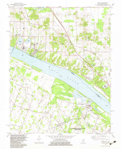 United States Geological Survey Joppa, IL-KY (1982, 24000-Scale) digital map