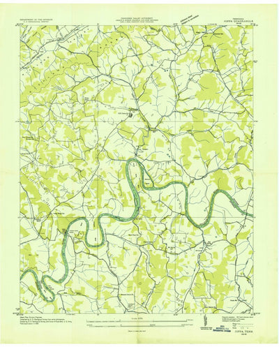 United States Geological Survey Joppa, TN (1935, 24000-Scale) digital map