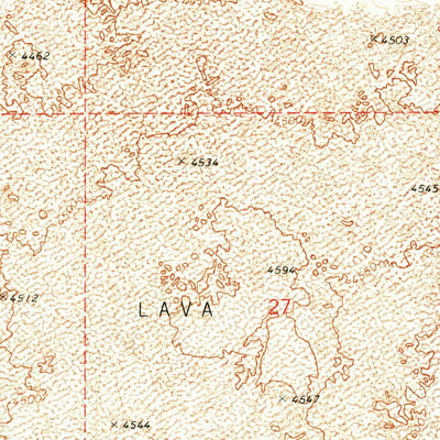 United States Geological Survey Jordan Craters South, OR (1969, 24000-Scale) digital map