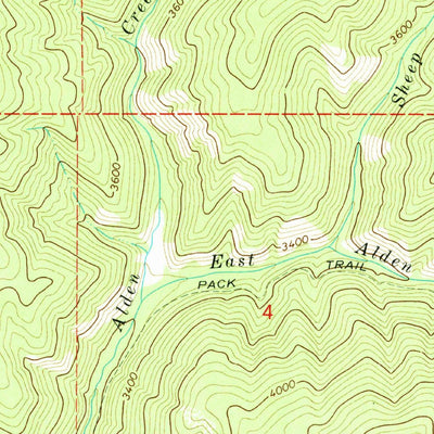 United States Geological Survey Jordan Creek, ID-MT (1966, 24000-Scale) digital map