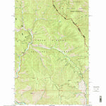 United States Geological Survey Jordan Creek, ID-MT (1996, 24000-Scale) digital map