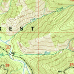 United States Geological Survey Jordan Creek, ID-MT (1996, 24000-Scale) digital map