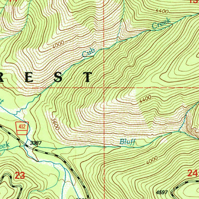 United States Geological Survey Jordan Creek, ID-MT (1996, 24000-Scale) digital map
