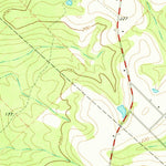 United States Geological Survey Jordan, GA (1970, 24000-Scale) digital map