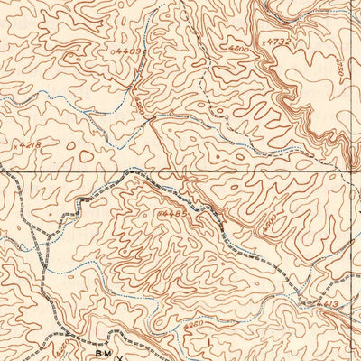 United States Geological Survey Jordan Gap, TX (1930, 62500-Scale) digital map