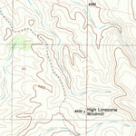 United States Geological Survey Jordan Gap, TX (1983, 24000-Scale) digital map