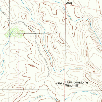 United States Geological Survey Jordan Gap, TX (1983, 24000-Scale) digital map