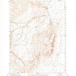 United States Geological Survey Jordan Meadow, NV-OR (1959, 62500-Scale) digital map