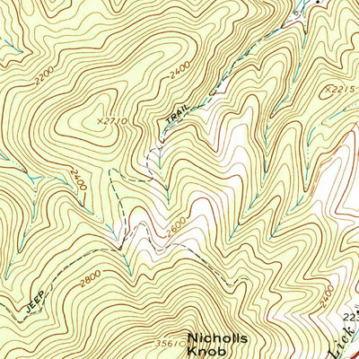 United States Geological Survey Jordan Mines, VA (1966, 24000-Scale) digital map