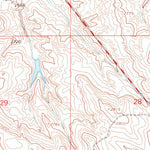 United States Geological Survey Jordan, MT (1964, 24000-Scale) digital map