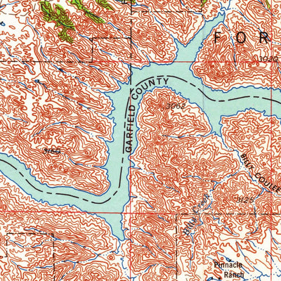 United States Geological Survey Jordan, MT (1964, 250000-Scale) digital map