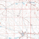 United States Geological Survey Jordan, MT (1983, 100000-Scale) digital map