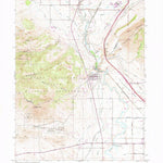 United States Geological Survey Jordan Narrows, UT (1951, 24000-Scale) digital map