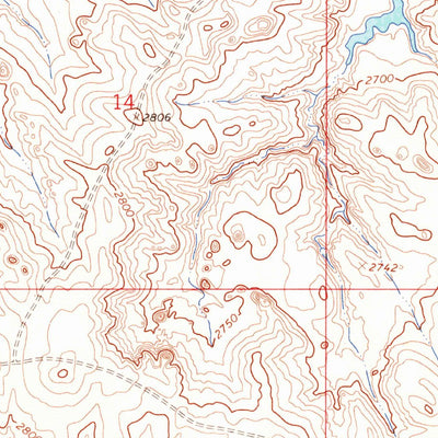 United States Geological Survey Jordan NE, MT (1964, 24000-Scale) digital map