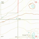 United States Geological Survey Jordan, NM (1970, 24000-Scale) digital map