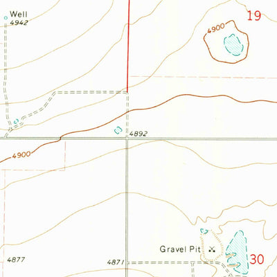 United States Geological Survey Jordan, NM (1970, 24000-Scale) digital map