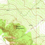 United States Geological Survey Jordan, NM (1970, 24000-Scale) digital map
