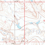 United States Geological Survey Jordan NW, MT (1964, 24000-Scale) digital map