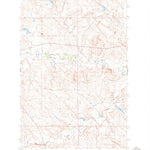 United States Geological Survey Jordan SE, MT (1964, 24000-Scale) digital map