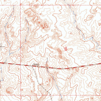 United States Geological Survey Jordan SE, MT (1964, 24000-Scale) digital map