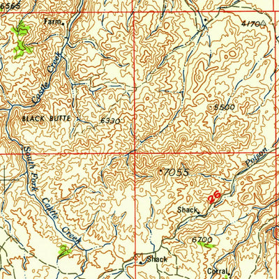 United States Geological Survey Jordan Valley, OR-ID-NV (1958, 250000-Scale) digital map