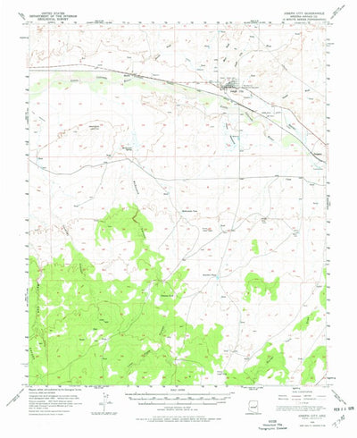 United States Geological Survey Joseph City, AZ (1955, 62500-Scale) digital map