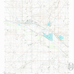 United States Geological Survey Joseph City, AZ (1986, 24000-Scale) digital map