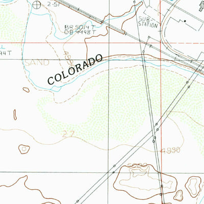United States Geological Survey Joseph City, AZ (1986, 24000-Scale) digital map