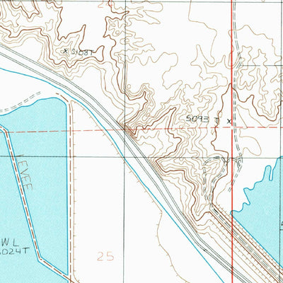 United States Geological Survey Joseph City, AZ (1986, 24000-Scale) digital map