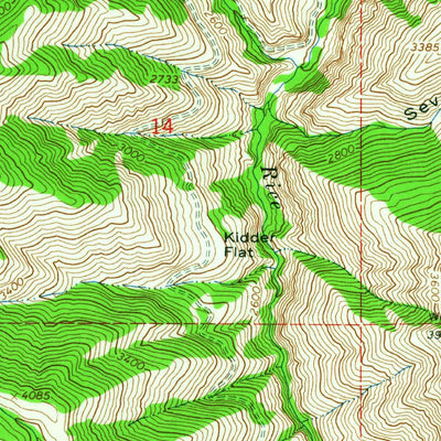 United States Geological Survey Joseph, ID (1963, 24000-Scale) digital map