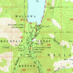 United States Geological Survey Joseph, OR (1957, 62500-Scale) digital map