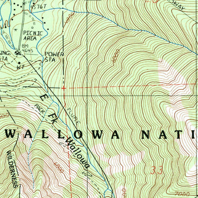 United States Geological Survey Joseph, OR (1990, 24000-Scale) digital map